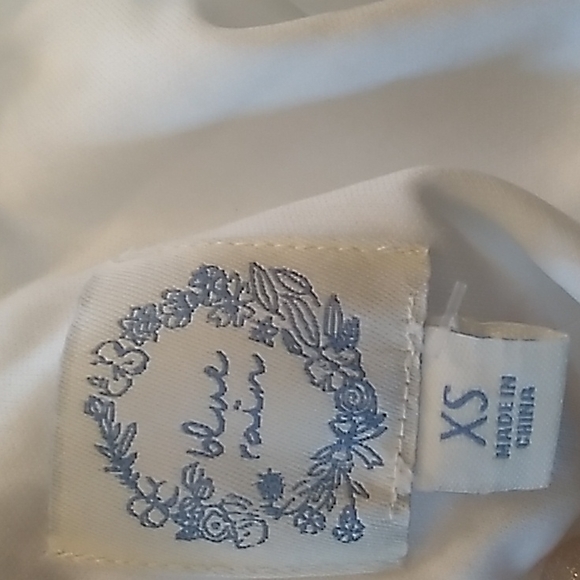 Blue Rain Francesca's Women's Ivory embroidered dress in size XS 100% Rayon - Picture 6 of 8